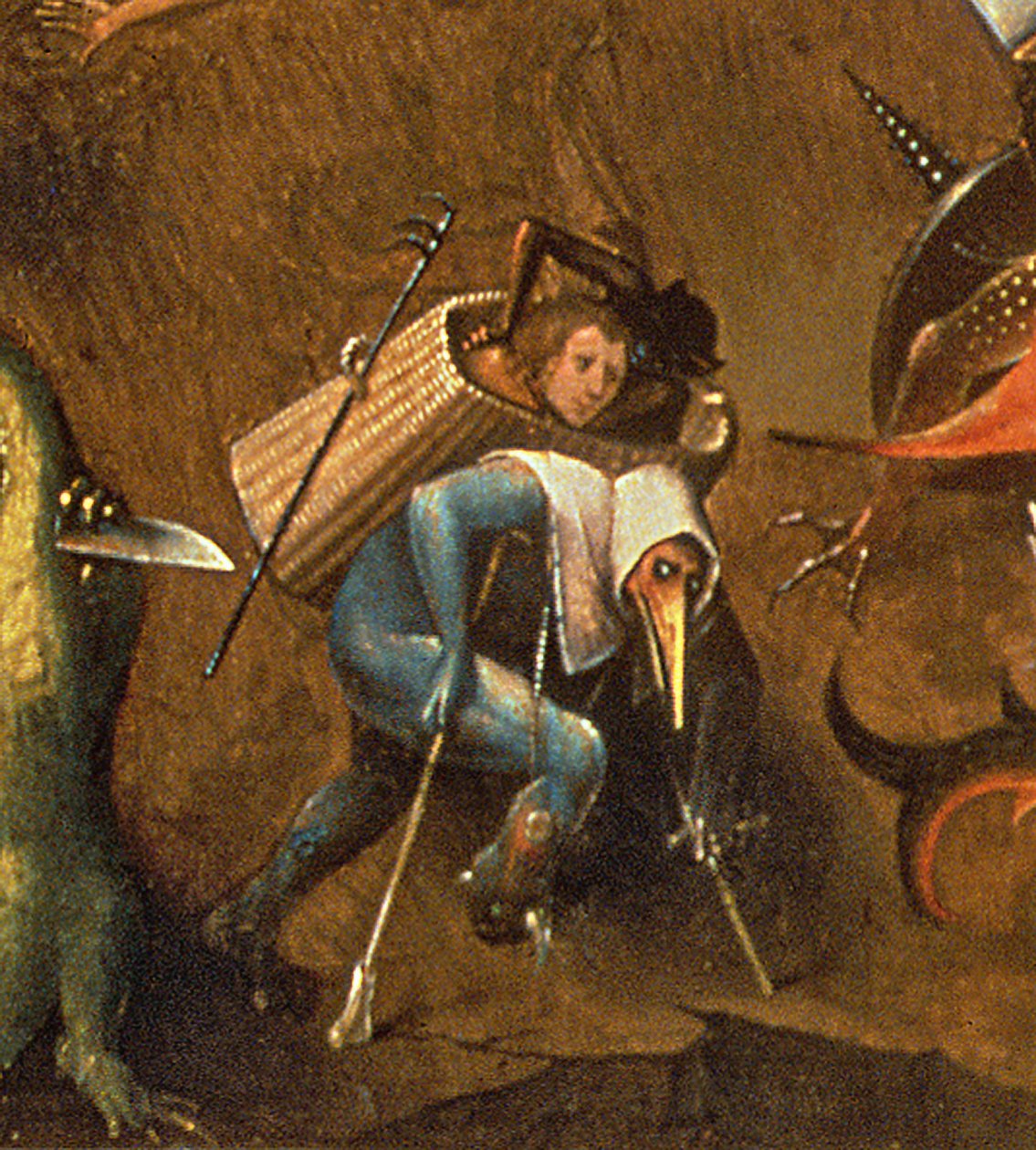 Viimeinen tuomio öljy paneelin yksityiskohdassa 29115 tekijältä Hieronymus Bosch
