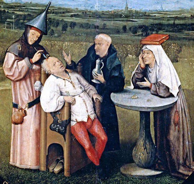 Kiven leikkaus tekijältä Hieronymus Bosch
