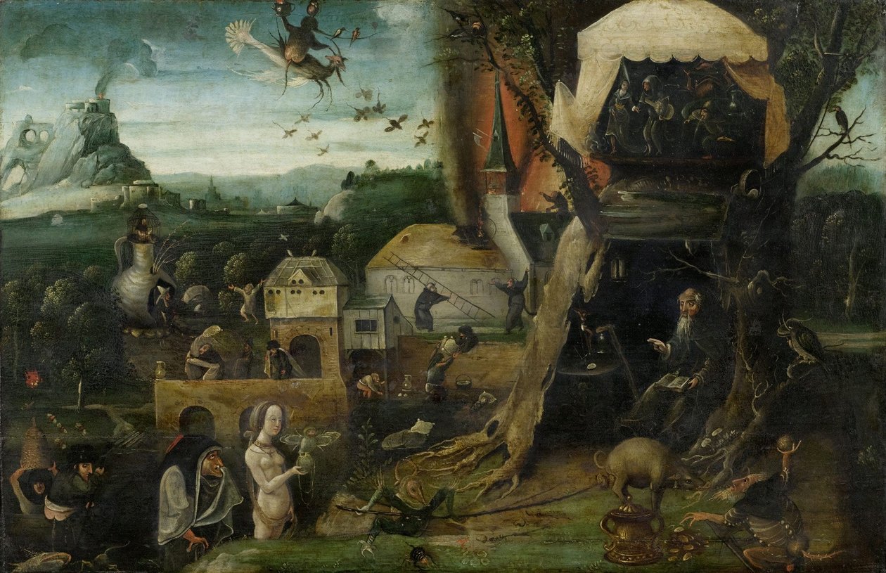 Pyhän Anthonyn kiusaus tekijältä Hieronymus Bosch