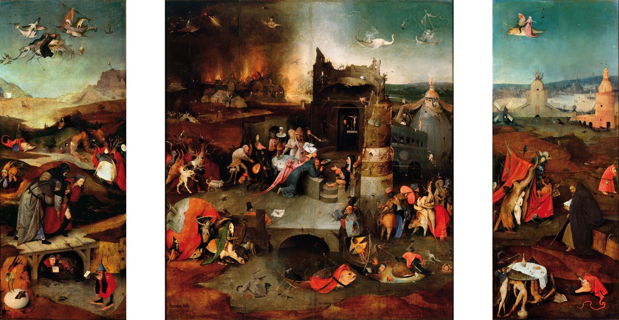 Pyhän Anthonyn kiusaus tekijältä Hieronymus Bosch