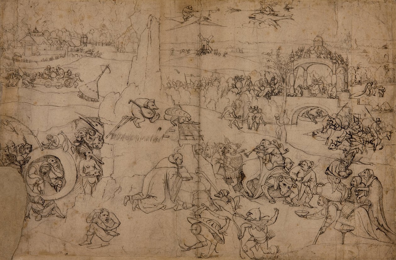 Pyhän Anthonyn kiusaus tekijältä Hieronymus Bosch