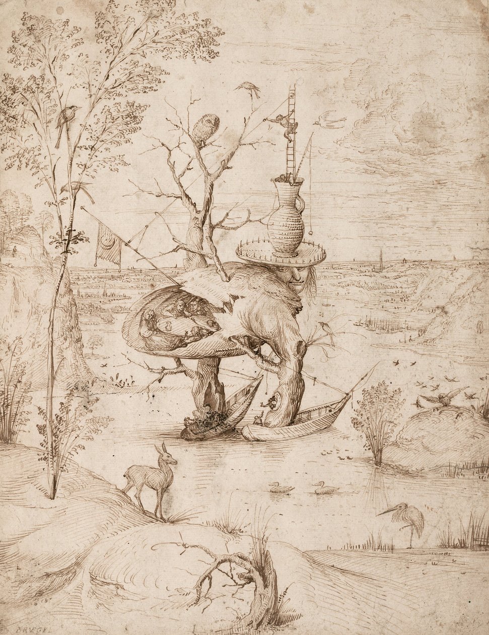 Puu-mies, c. 1505 tekijältä Hieronymus Bosch