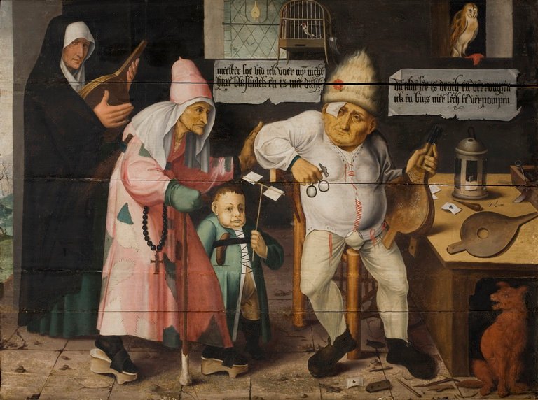 Paljeiden korjaaja tekijältä Hieronymus Bosch