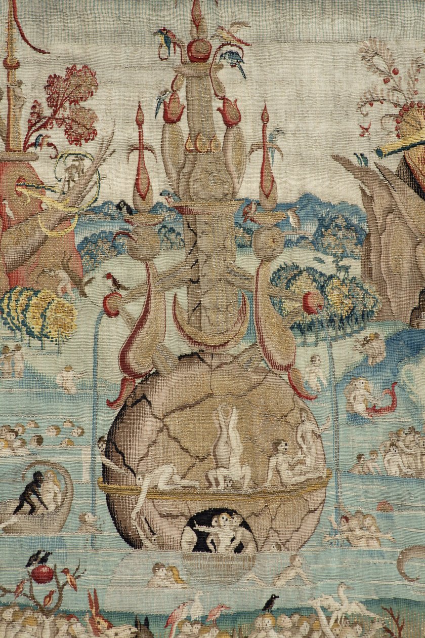 Maallisten ilojen puutarha. noin 1560 (kuvakudos) tekijältä Hieronymus (after) Bosch