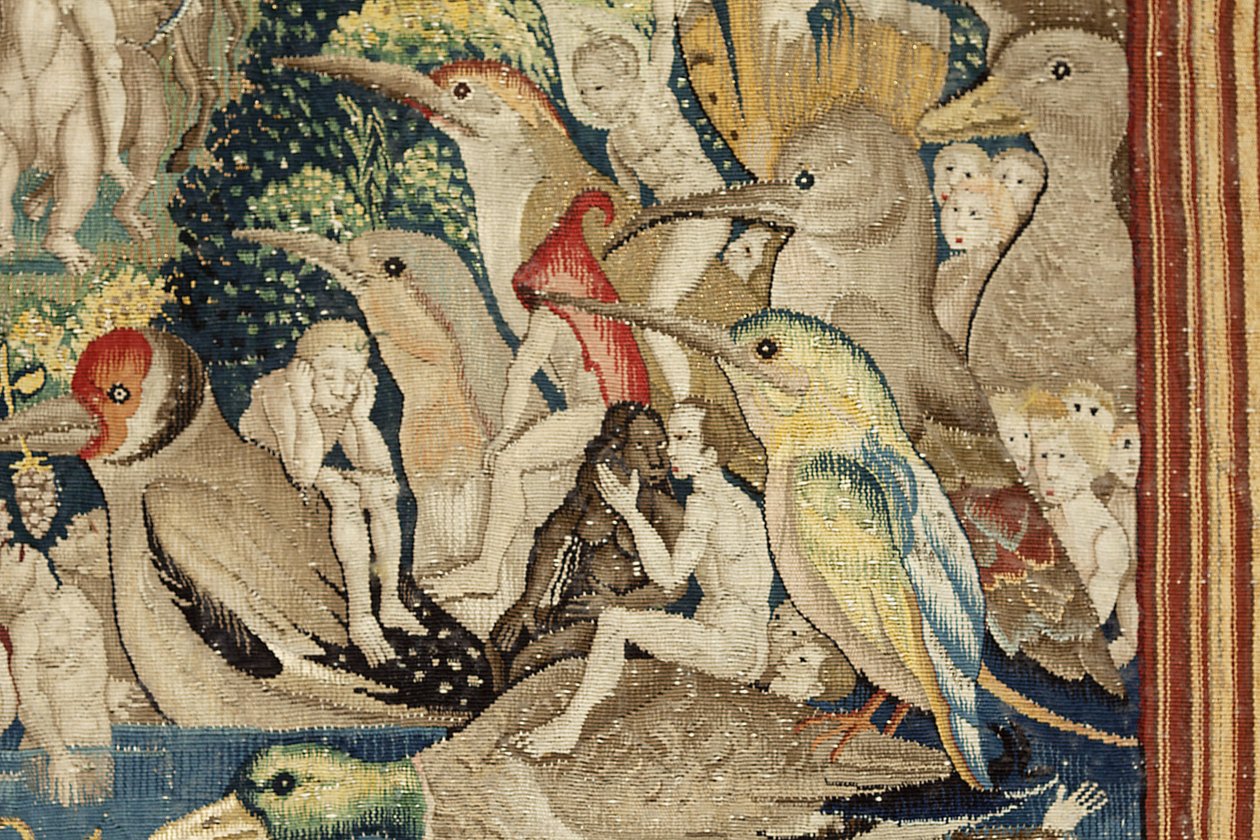 Maallisten ilojen puutarha. noin 1560 (kuvakudos) tekijältä Hieronymus (after) Bosch