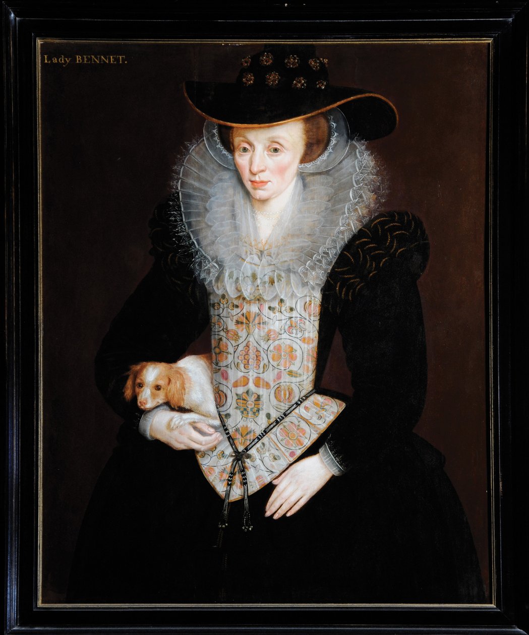 Lady Bennet, n. 1509 (öljy aluksella) tekijältä Hieronymus (attr. to) Custodis