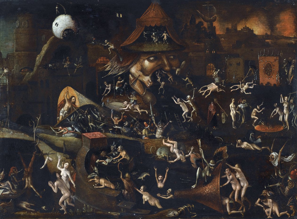 Descente aux Enfers - Helvetin ahdistaminen, Bosch, Hieronymus tekijältä Hieronymus (school of) Bosch