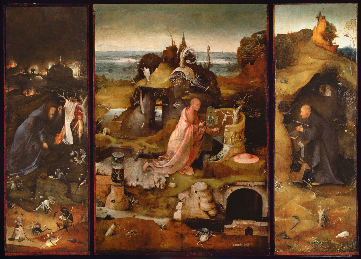 Erakkoiden alttaritaulu tekijältä Hieronymus Bosch