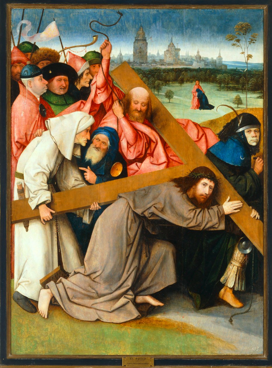 Ristin kantaminen ... (öljy puulle) tekijältä Hieronymus Bosch
