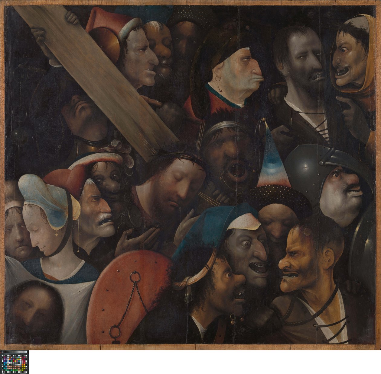 Kristus kantaa ristiä tekijältä Hieronymus Bosch