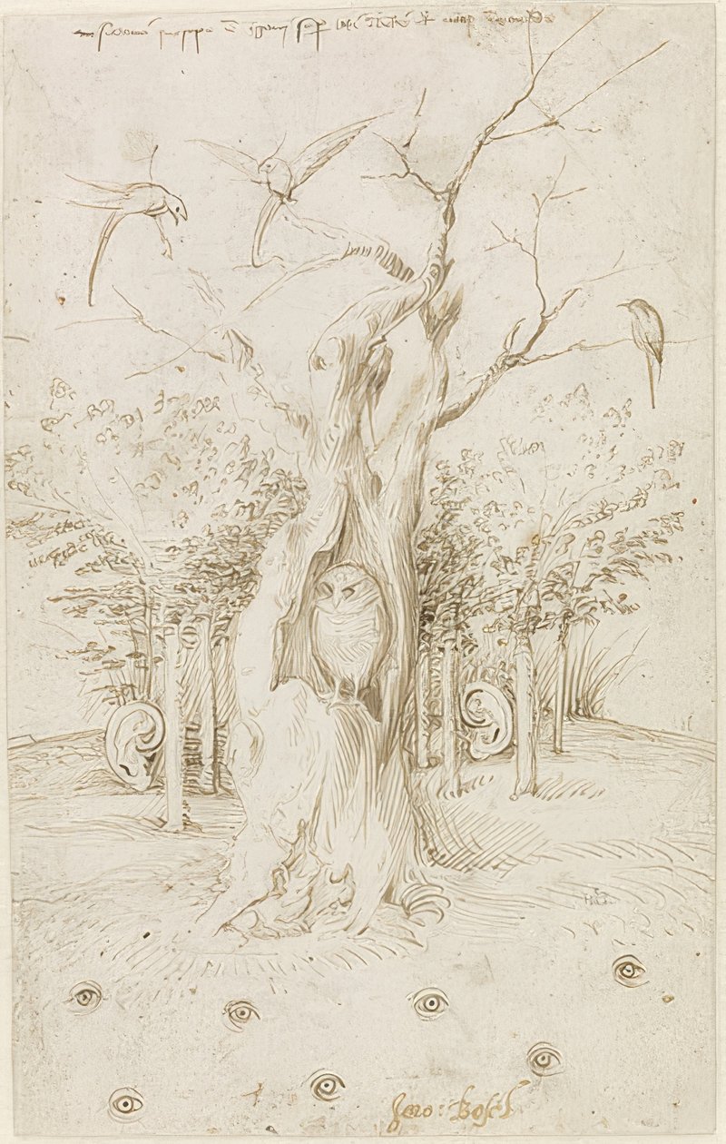 Pellolla on silmät, metsällä on korvat tekijältä Hieronymus Bosch