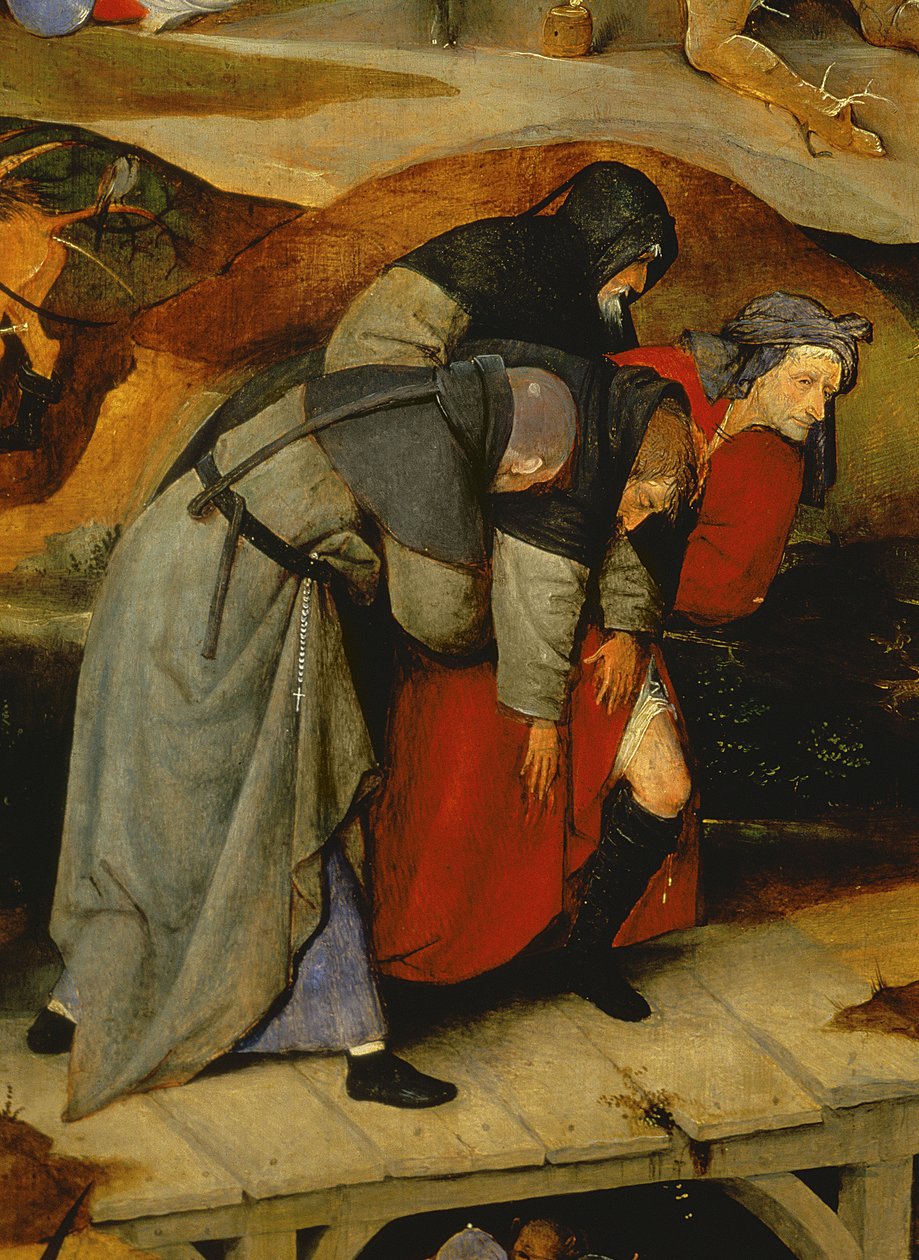 Yksityiskohta Pyhän Antoniuksen kiusauksesta, n. 1500 tekijältä Hieronymus Bosch