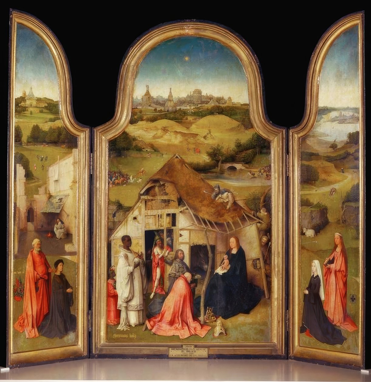 Die Anbetung der Könige tekijältä Hieronymus Bosch
