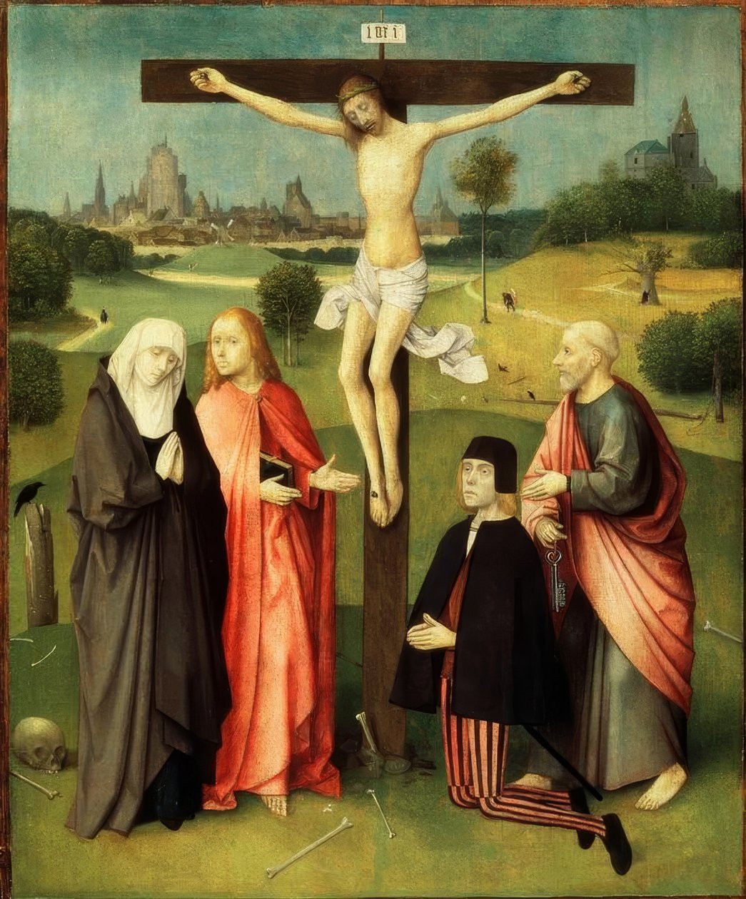 Die Kreuzigung tekijältä Hieronymus Bosch