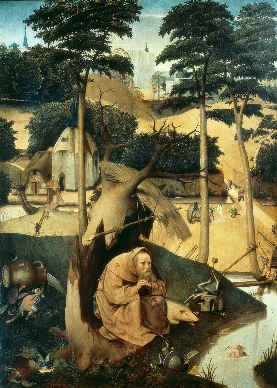 Pyhän Antoniuksen kiusaus tekijältä Hieronymus Bosch
