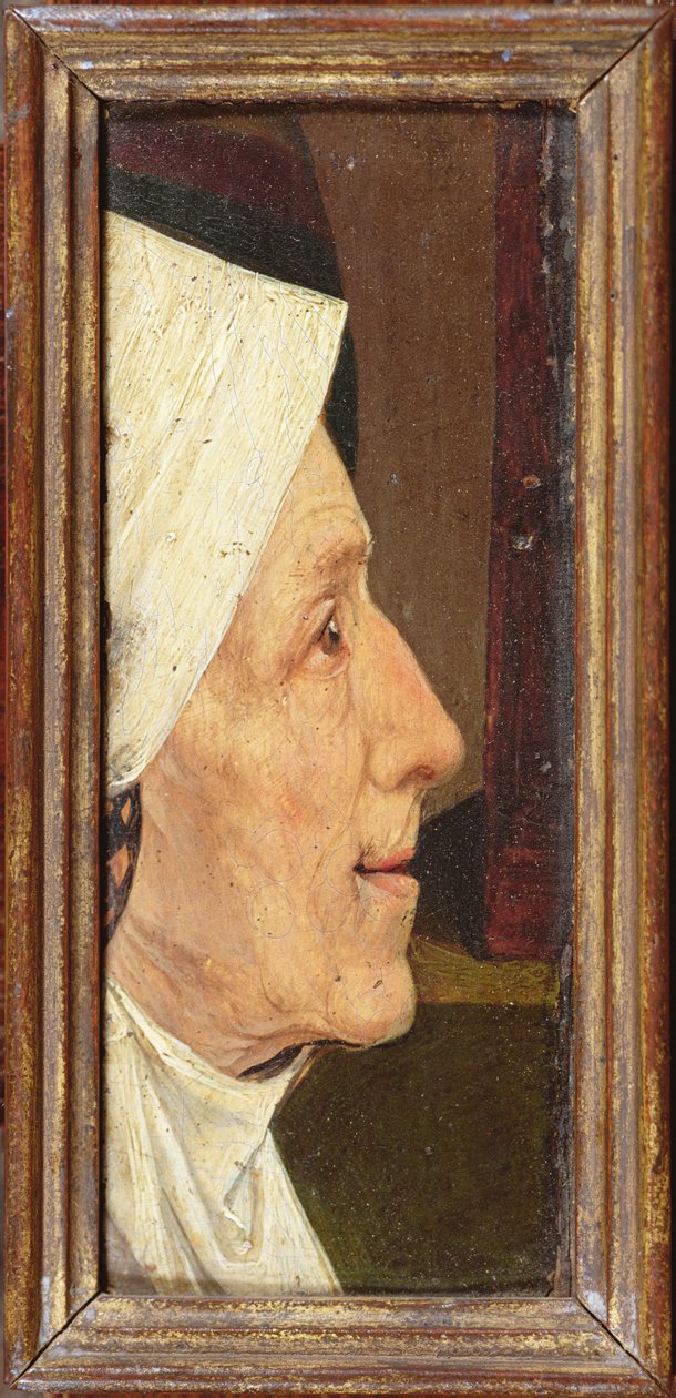 Vanhan naisen pää tekijältä Hieronymus Bosch