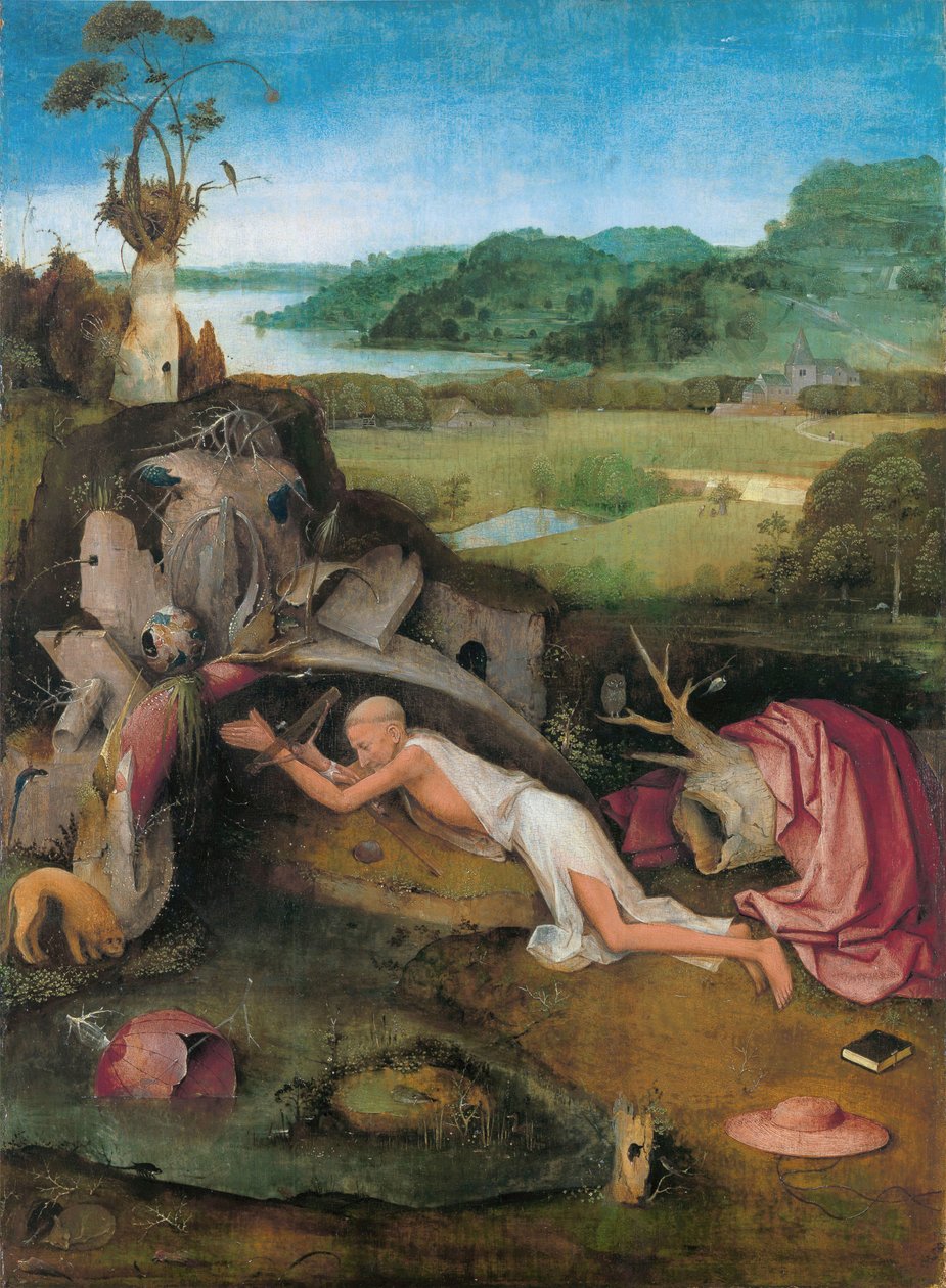 Pyhä Jerome tekijältä Hieronymus Bosch