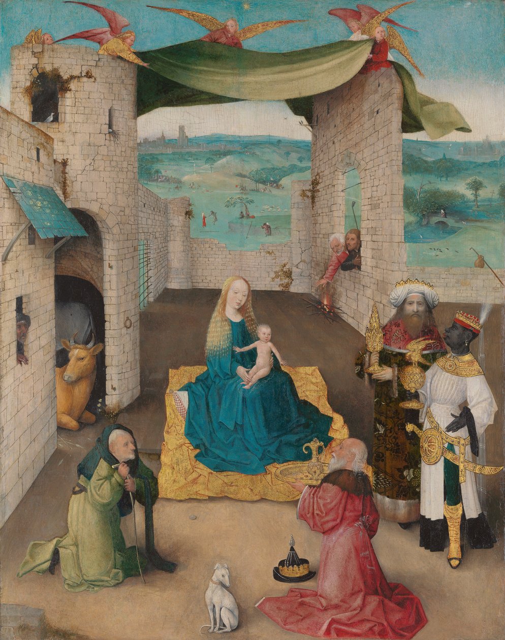 Maagien palvominen tekijältä Hieronymus Bosch