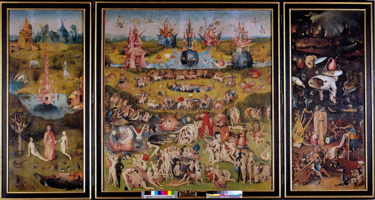 Maallisten ilojen puutarha tekijältä Hieronymus Bosch