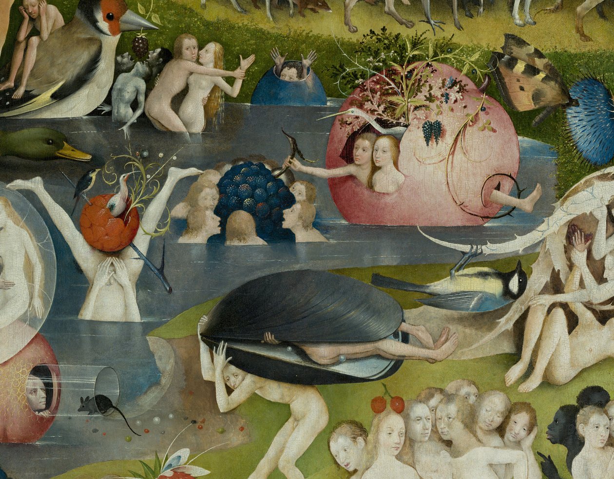 Maallisten ilojen puutarha tekijältä Hieronymus Bosch