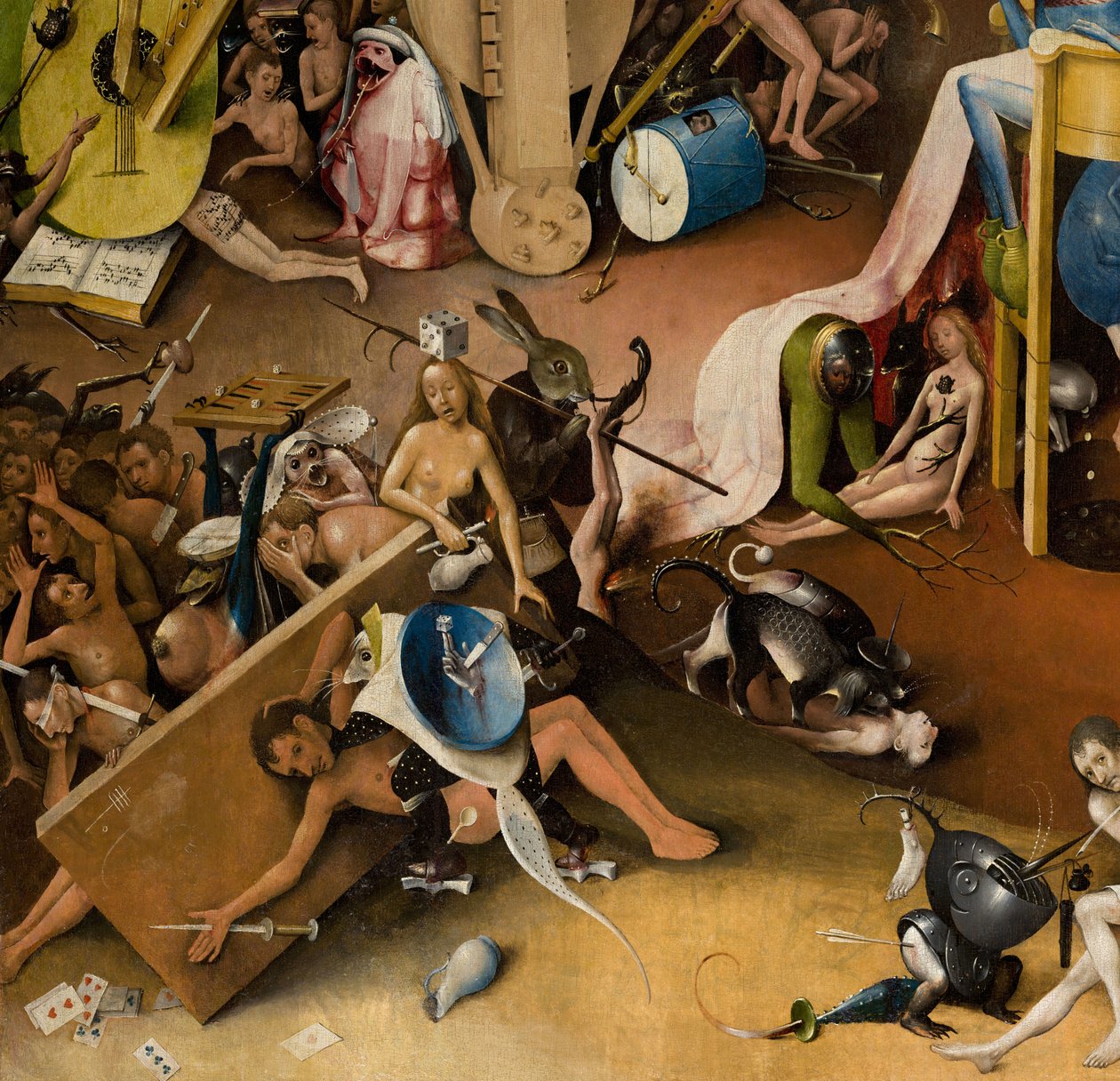 Maallisten ilojen puutarha, 1490-1500 tekijältä Hieronymus Bosch