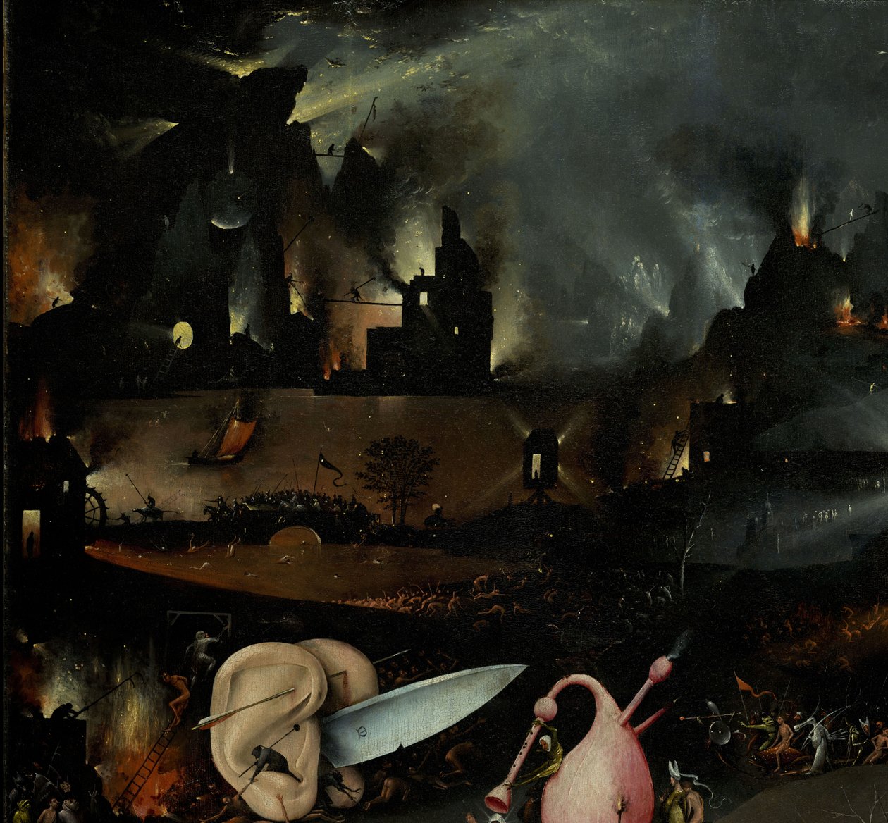Maallisten ilojen puutarha, 1490-1500 tekijältä Hieronymus Bosch