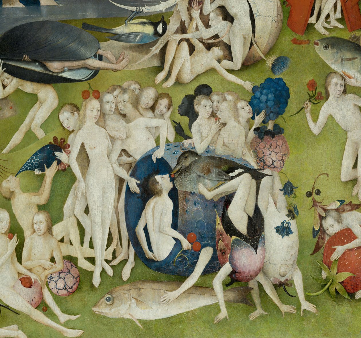 Maallisten ilojen puutarha, 1490-1500 tekijältä Hieronymus Bosch
