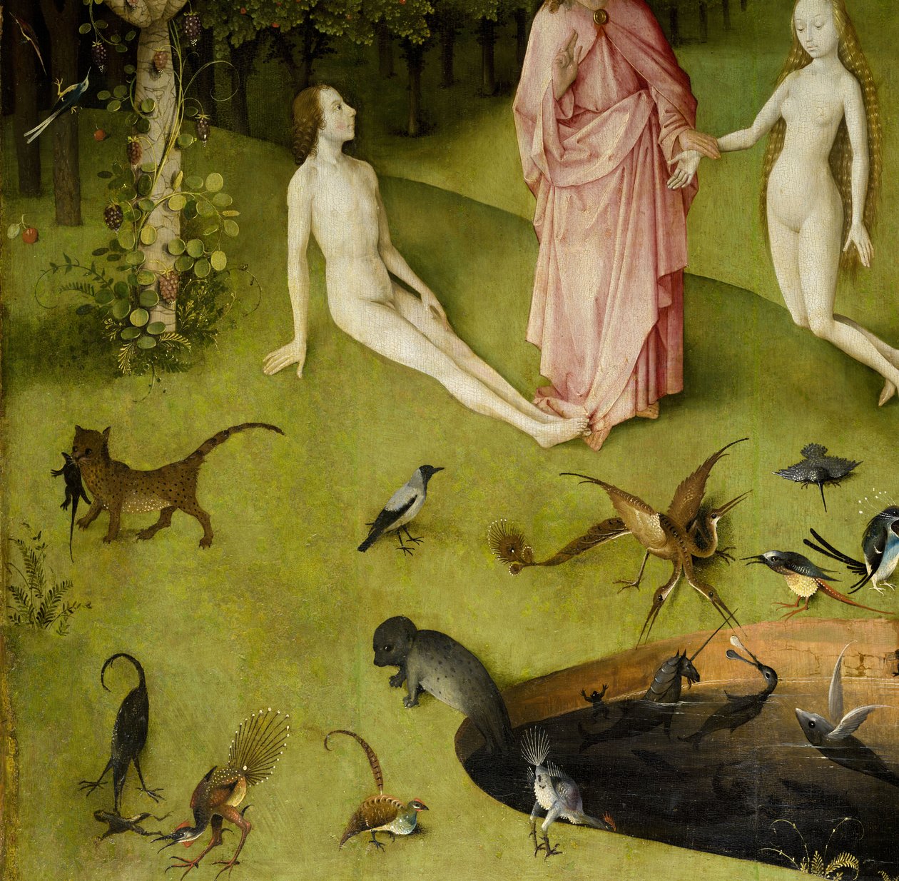 Maallisten ilojen puutarha, 1490-1500 tekijältä Hieronymus Bosch