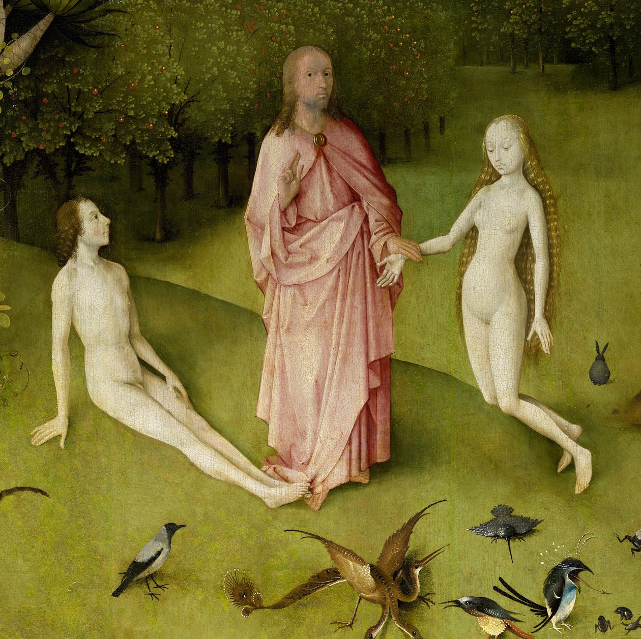 Maallisten ilojen puutarha, 1490-1500 tekijältä Hieronymus Bosch