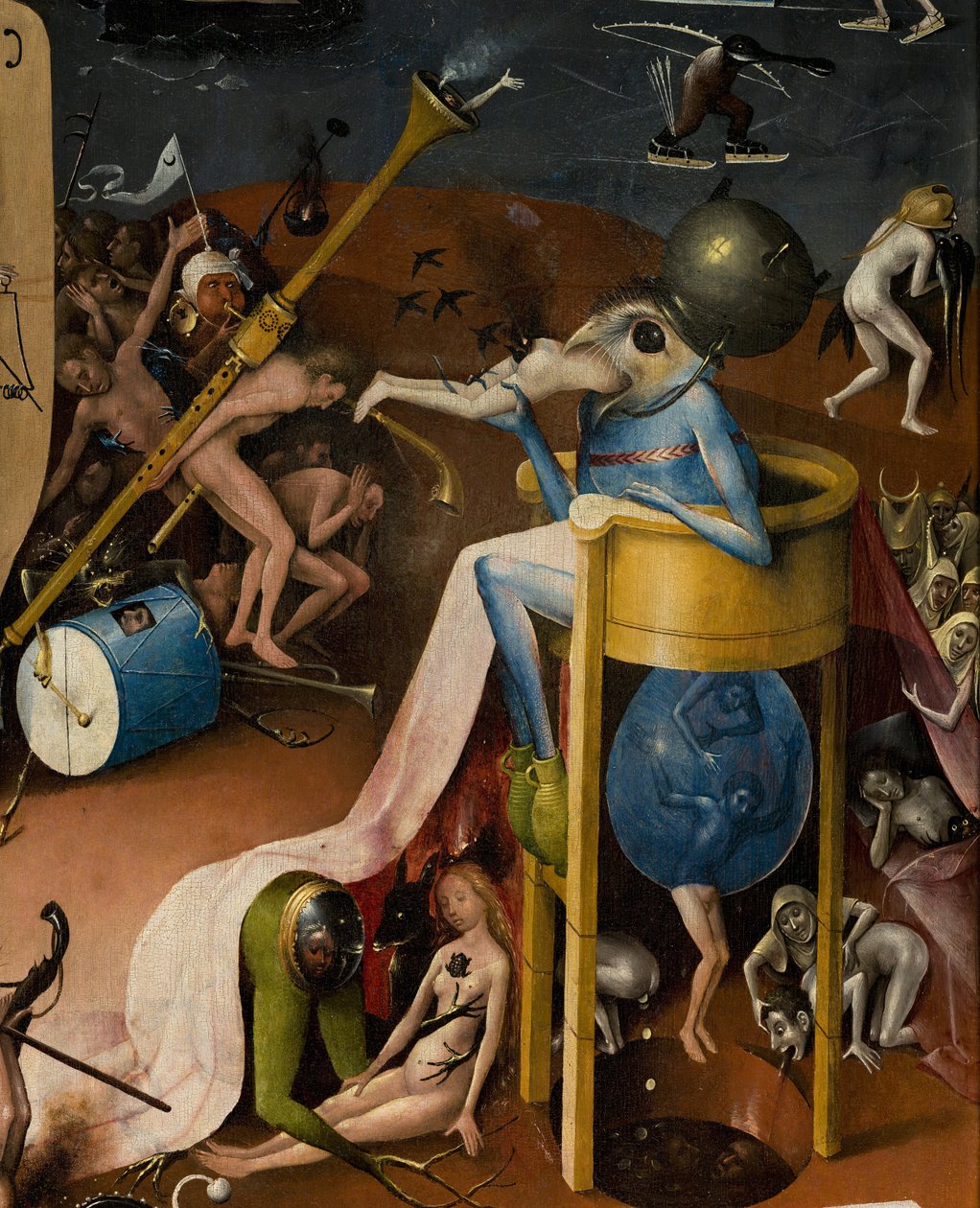 Maallisten ilojen puutarha, 1490-1500 tekijältä Hieronymus Bosch