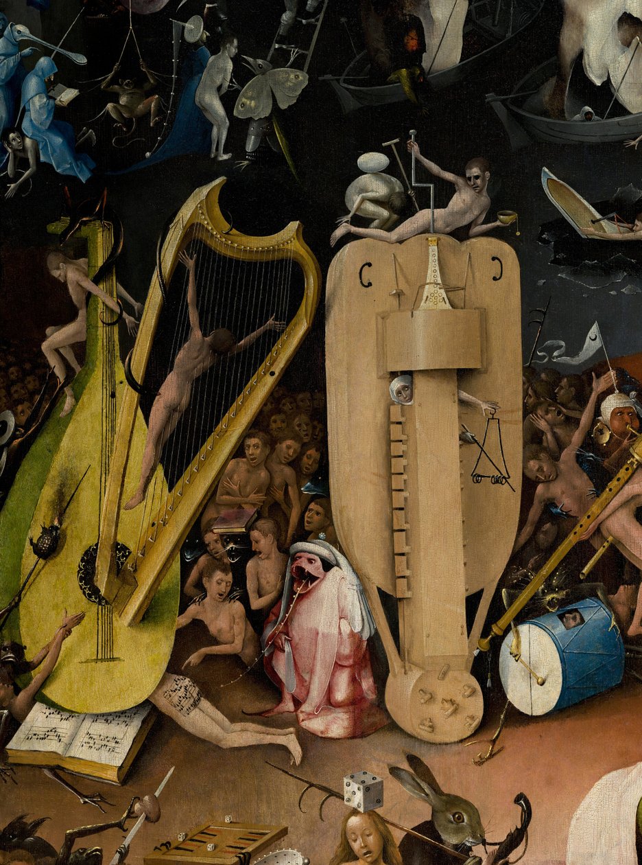 Maallisten ilojen puutarha, 1490-1500 tekijältä Hieronymus Bosch