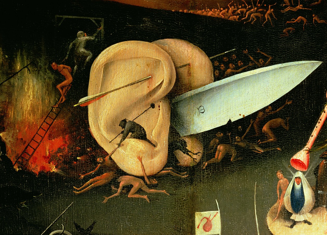Maallisten ilojen puutarha, 1490-1500 tekijältä Hieronymus Bosch