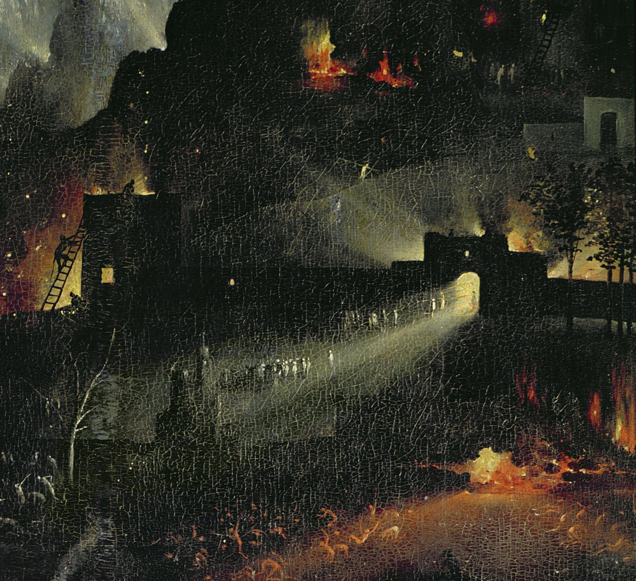 The Garden of Earthly Delights, noin 1500 (yksityiskohta 3425) tekijältä Hieronymus Bosch