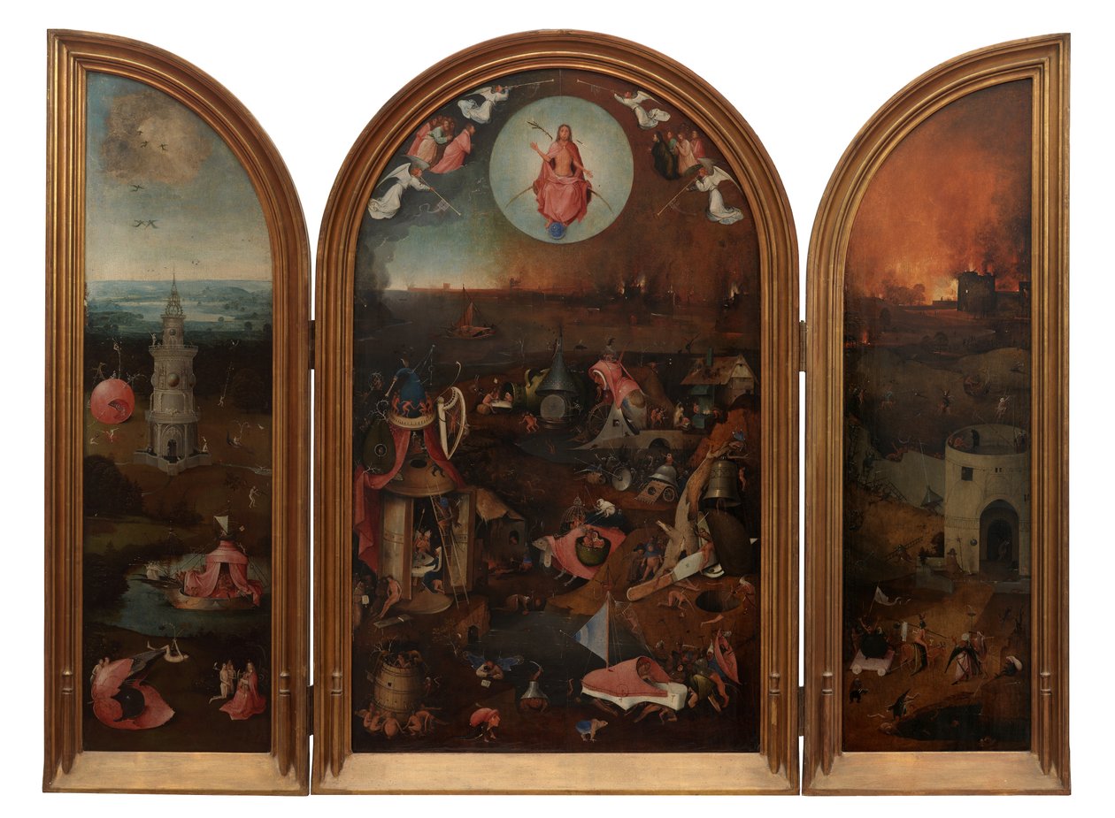 Viimeinen tuomio (öljy paneeliin) tekijältä Hieronymus Bosch