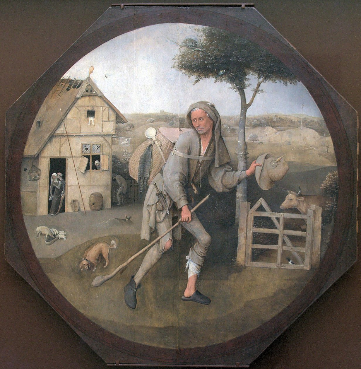 Kauppias Vertaus tuhlaajapojasta tekijältä Hieronymus Bosch