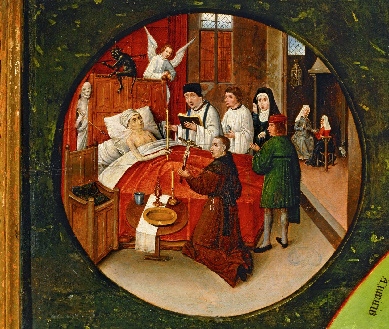 Seitsemän kuolemansynnin taulukko ... tekijältä Hieronymus Bosch