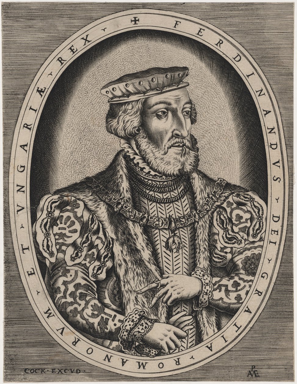 Ferdinand I, Rooman keisari tekijältä Hieronymus Cock