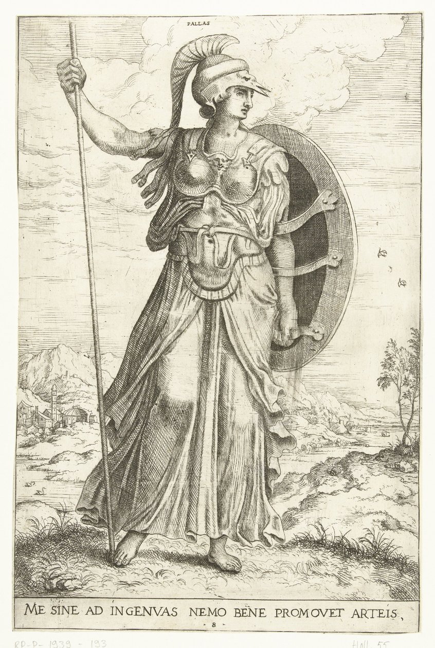 Minerva tekijältä Hieronymus Cock