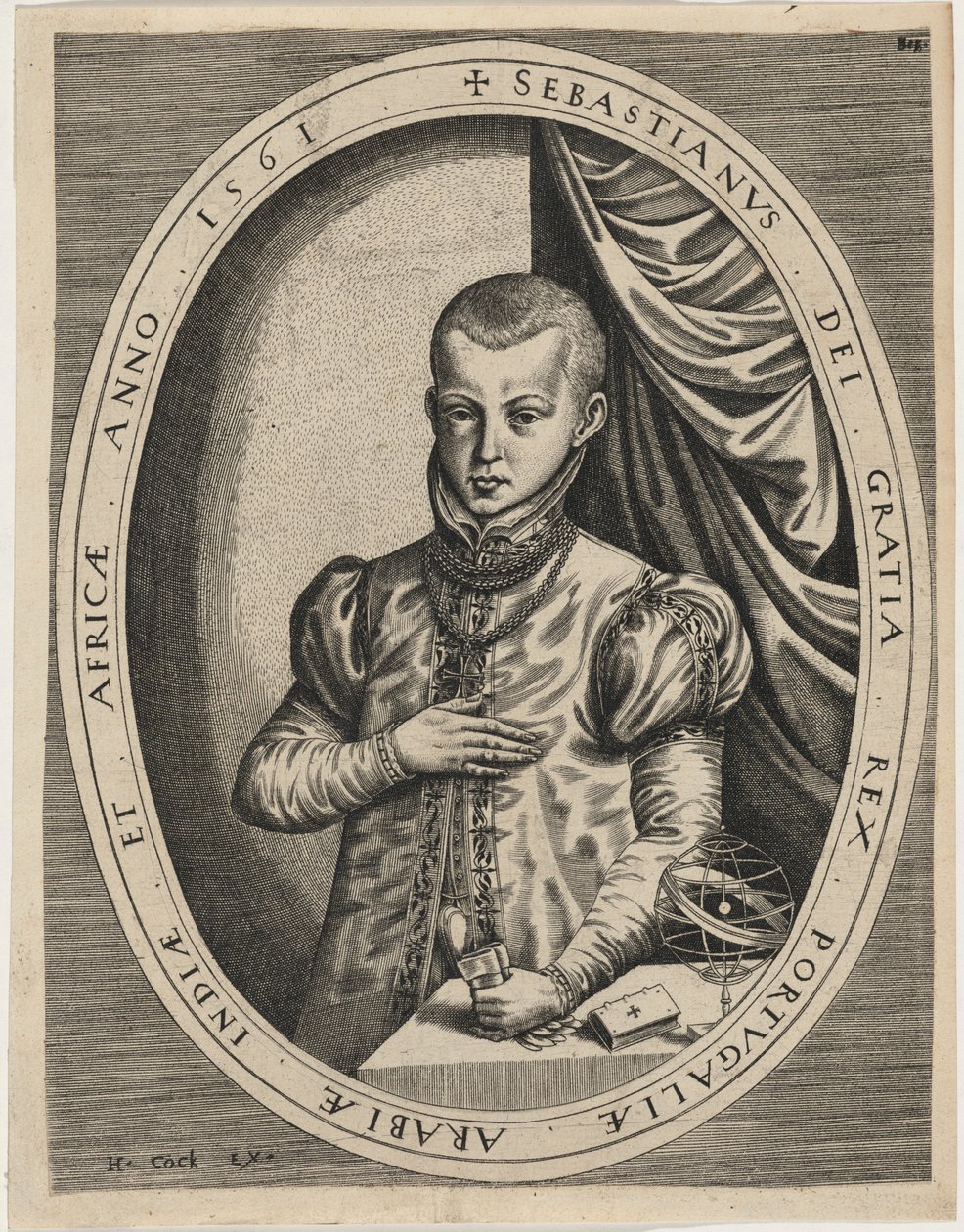 Sebastian, Portugalin kuningas tekijältä Hieronymus Cock