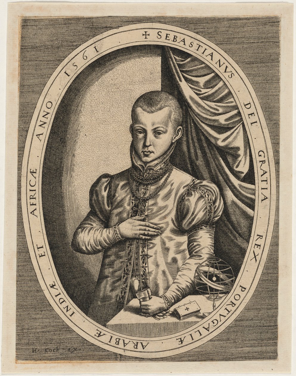 Sebastian, Portugalin kuningas tekijältä Hieronymus Cock
