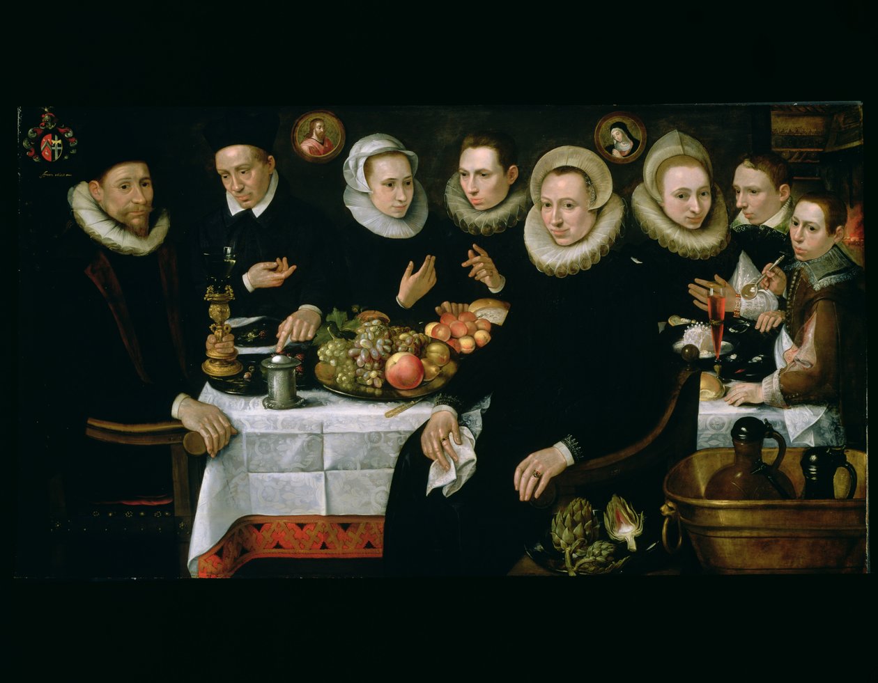 Adrien de Witten (1555-1616) perhe 1608 tekijältä Hieronymus Francken