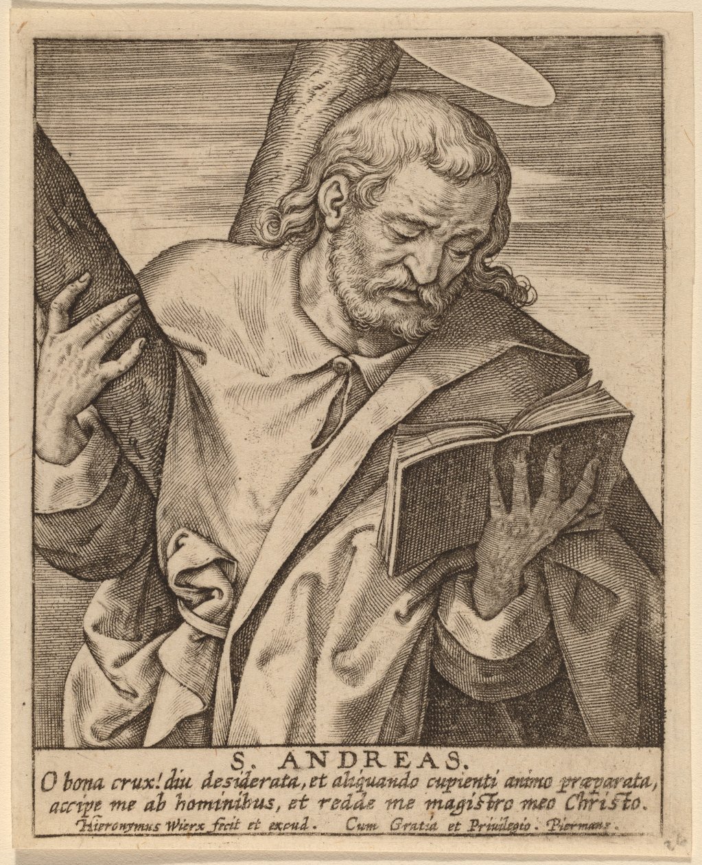 S. Andreas tekijältä Hieronymus Wierix