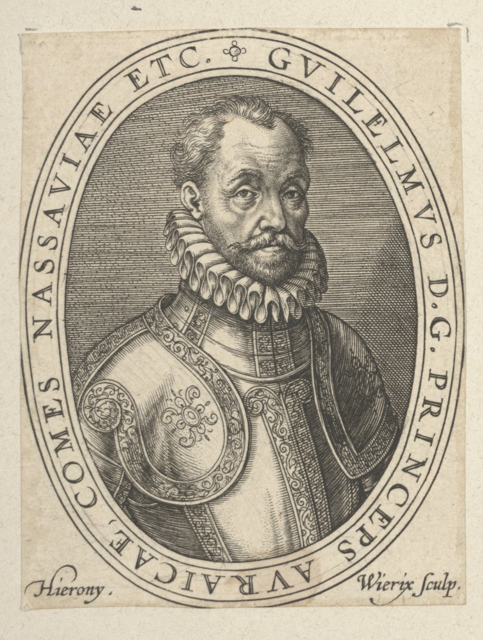 William hiljainen, 1500-luvun loppu - 1600-luvun alku (kaiverrus) tekijältä Hieronymus or Jerome Wierix