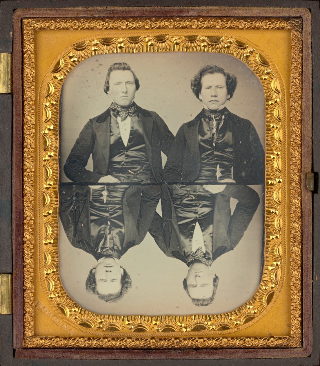 Kahden miehen muotokuva,c. 1850 (kuva) tekijältä Higgins