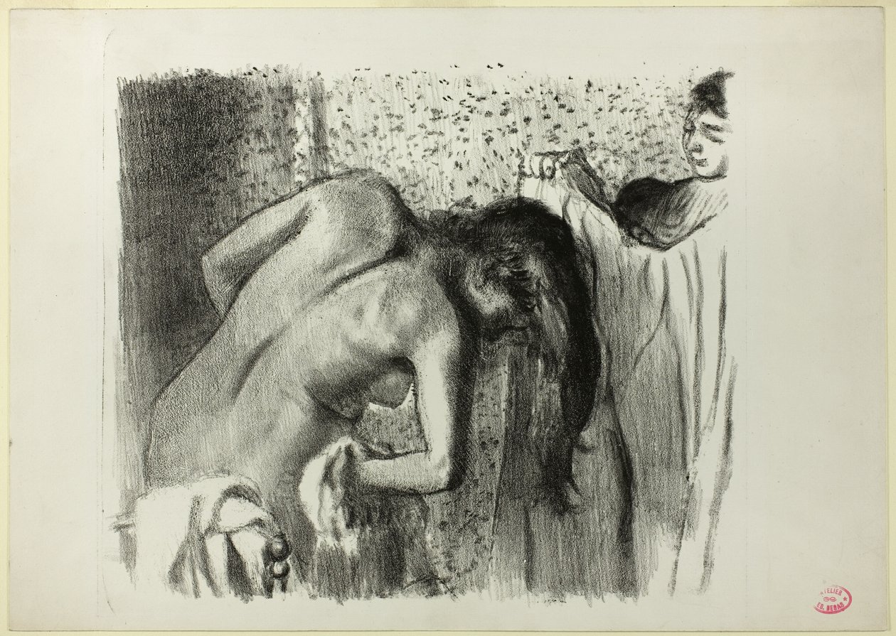 Kylvyn jälkeen (suuri versio) tekijältä Hilaire Germain Edgar Degas
