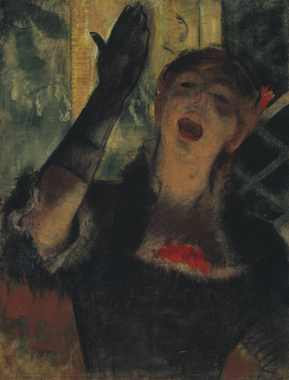 Café Singer tekijältä Hilaire Germain Edgar Degas