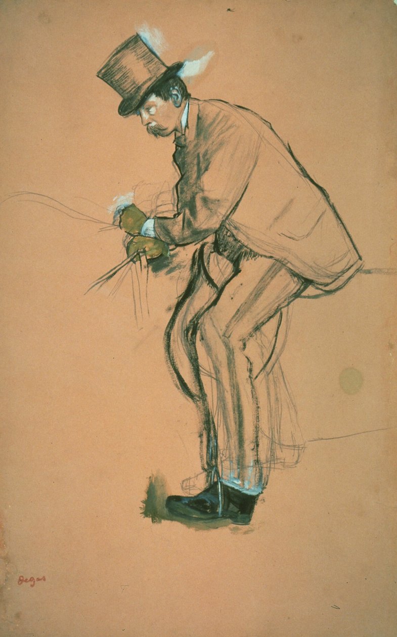 Herrasmies ratsastaja tekijältä Hilaire Germain Edgar Degas