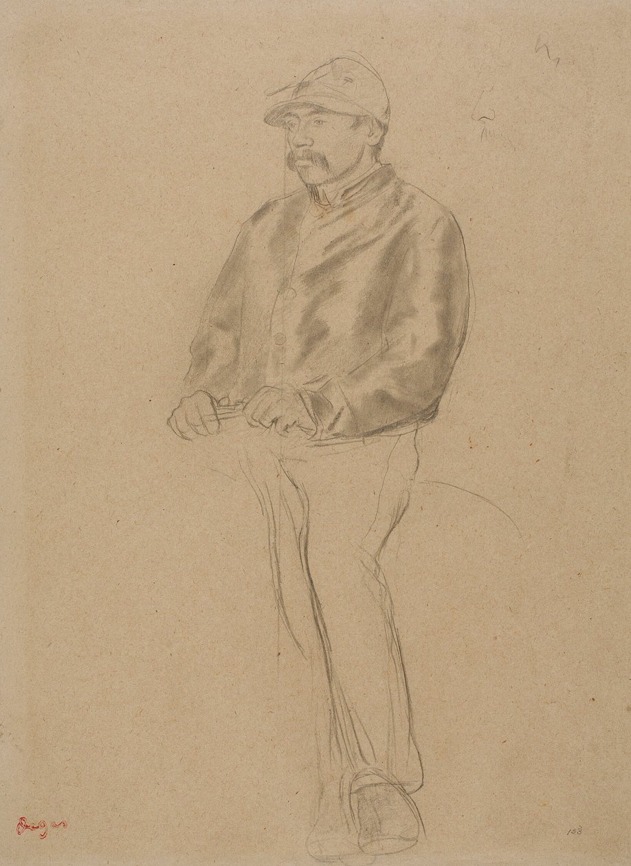 Jockey tekijältä Hilaire Germain Edgar Degas