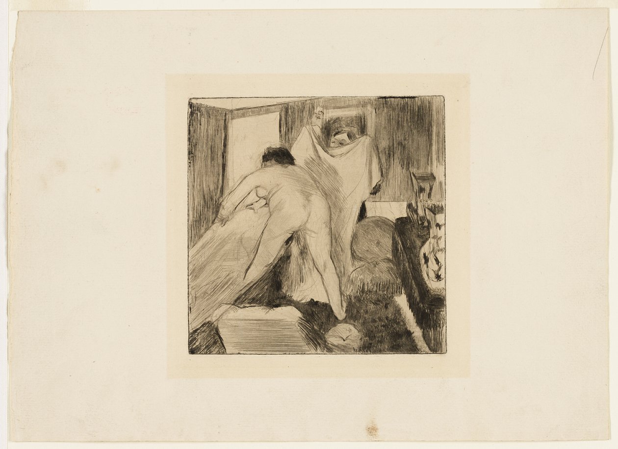 Kylpylästä poistuminen tekijältä Hilaire Germain Edgar Degas