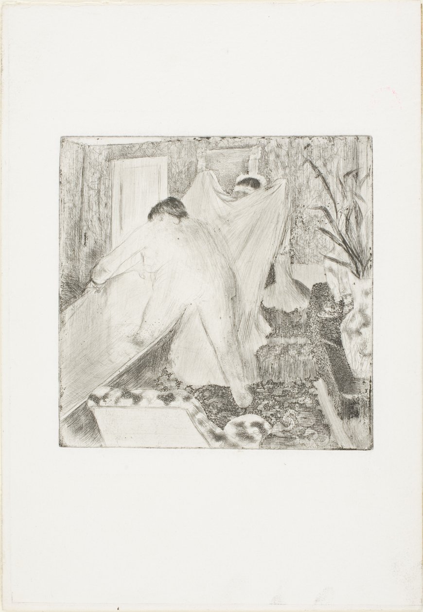 Kylpylästä poistuminen tekijältä Hilaire Germain Edgar Degas